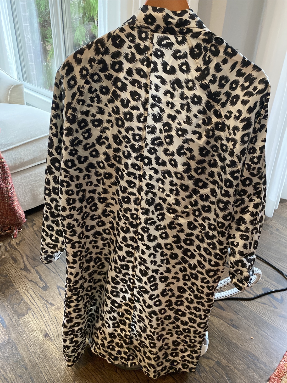 1980s Coat Leopard Pattern - image 1