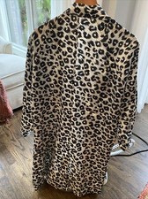 1980s Coat Leopard Pattern
