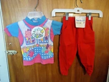 Baby Girls / Boys " NWT " Size 12 Mo.Top And Pants Outfit " BEAUTIFUL OUTFIT "