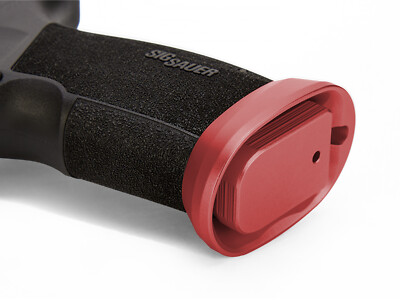 NDZ Sig P365 XMacro & Fuse 9MM Magazine Floor Base Plate Aluminum Red