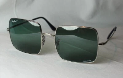 RAY-BAN SONNENBRILLE SQUARE *RB 1971 9242/G6* NEU Silber - Polarisiert - Bild 1 von 4