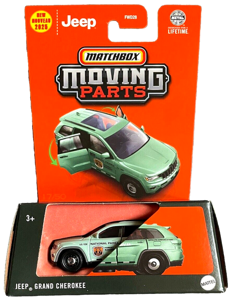 Matchbox Jeep Grand Cherokee Moving Parts 17/50 2025 1:64 Modellauto Spielzeug-image