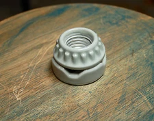 Flush Mount Lamp Holder - Two Piece Porcelain Sign Socket Vintage Marquee Lights