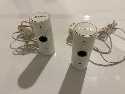 Two (2x) D-Link Wireless Network Cameras w/ Power   Used, Untested/As Is