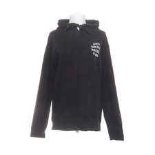 Anti Social Social Club, Kapuzenpullover, Größe: M, Schwarz, Print, Damen #IAd