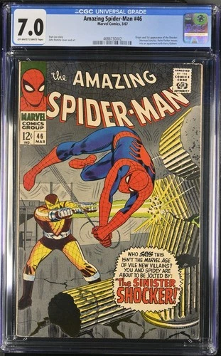Amazing Spider-Man #46 CGC 7.0 Beautiful Book! 1st App of the Shocker 1967