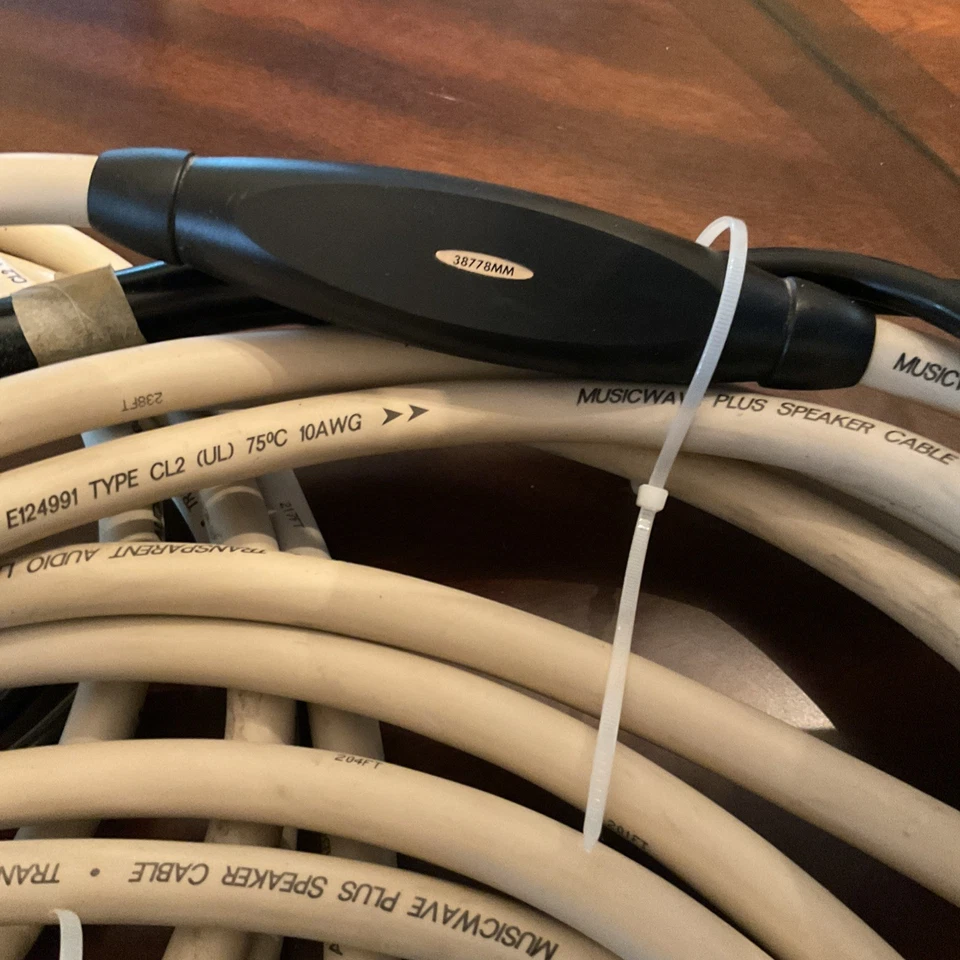 TRANSPARENT MUSICWAVE PLUS audio speaker cable 15' - Image 2 of 4