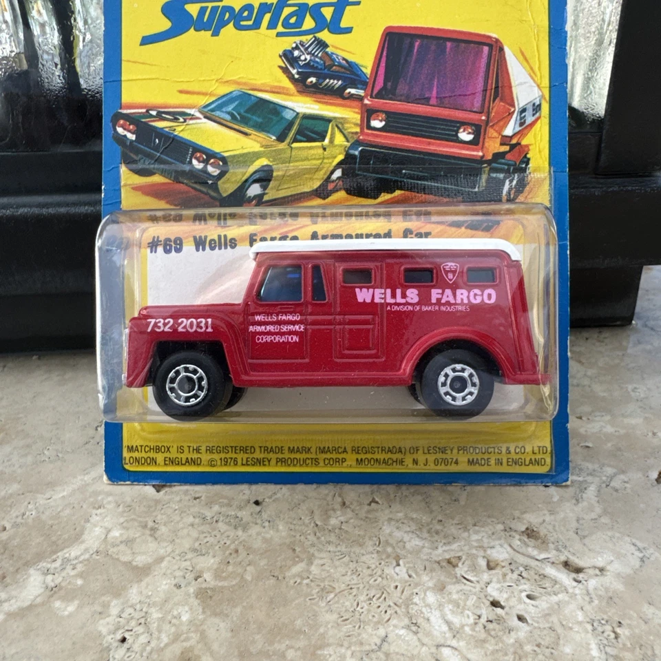 Matchbox Superfast Wells Fargo Armoured Truck - Vintage 1976 #69 - Image 2 of 4