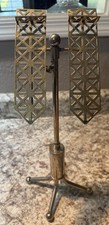 Vintage Shoe Store Shoe Stand Display Brass Plated Perfect Ladies High Heels