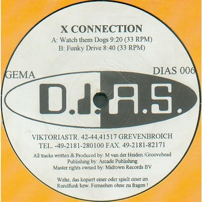 X-Connection - Watch Them Dogs / Funky Drive (Vinyl 12'' - 1995 - DE - Original)