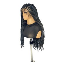 Women s Braided Box Braids Wig Hairpiece Long...