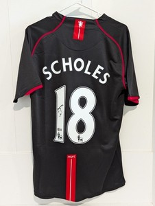 Paul Scholes サイン入り　ジャージ18番 Paul Scholes Jersey | eBay