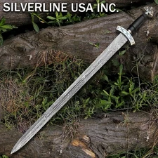 Damascus Swords full tang, camping, hunting, outdoor Hand made forged,DM.SW 018