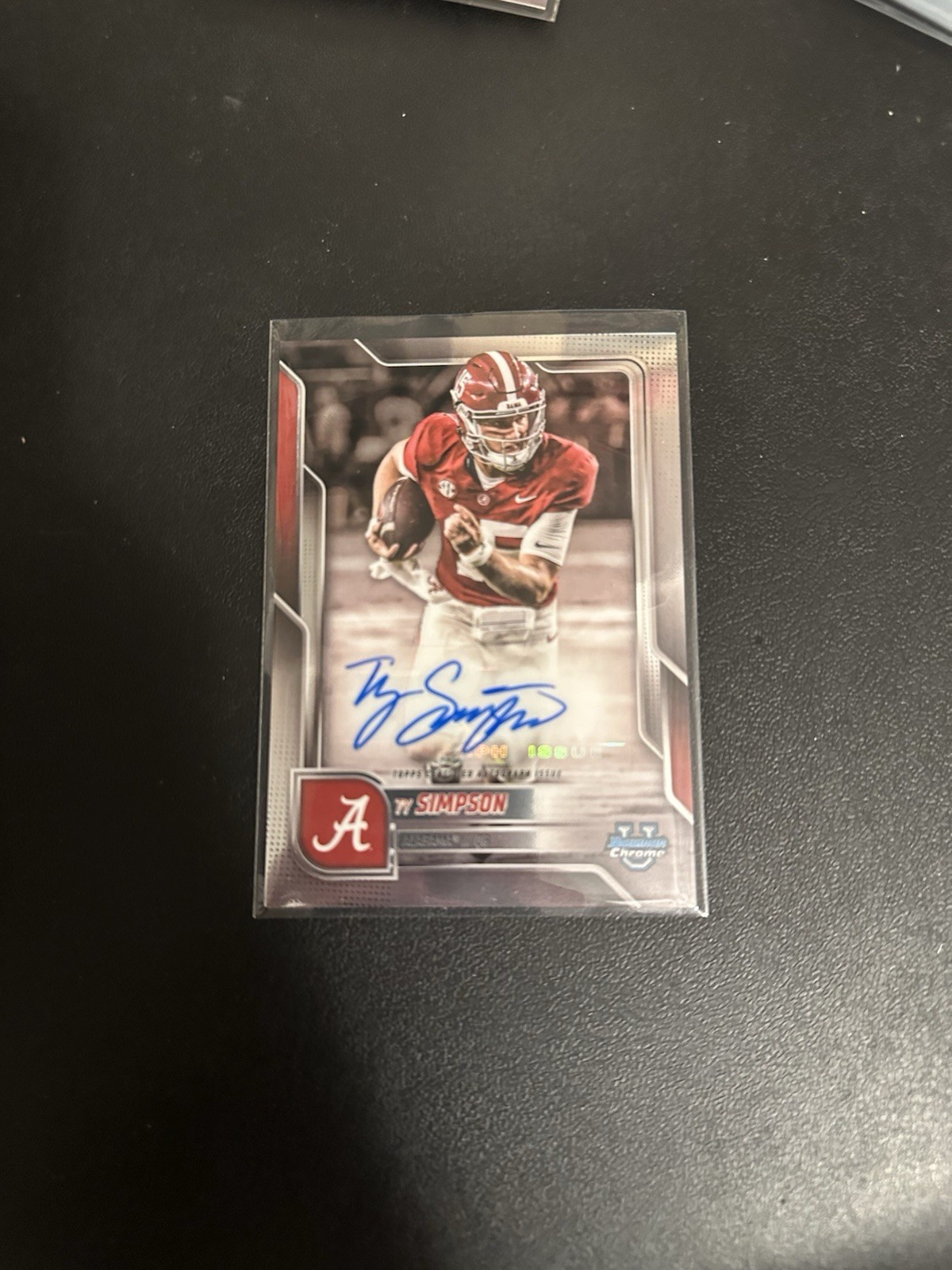 TY SIMPSON 2025 Bowman Chrome University auto Alabama Crimson Tide #BCA-TS