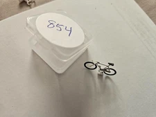 BICYCLE AND CYCLIST, HO SCALE, NEW, SEE PHOTOS (INV 854)