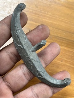 1400 1800 Malaysia/Indonesia Tin Boat Canoe Ingot Money #2