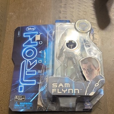Spin Master Tron Legacy Sam Flynn Light Up Action Figure w/ Identity Disc Baton
