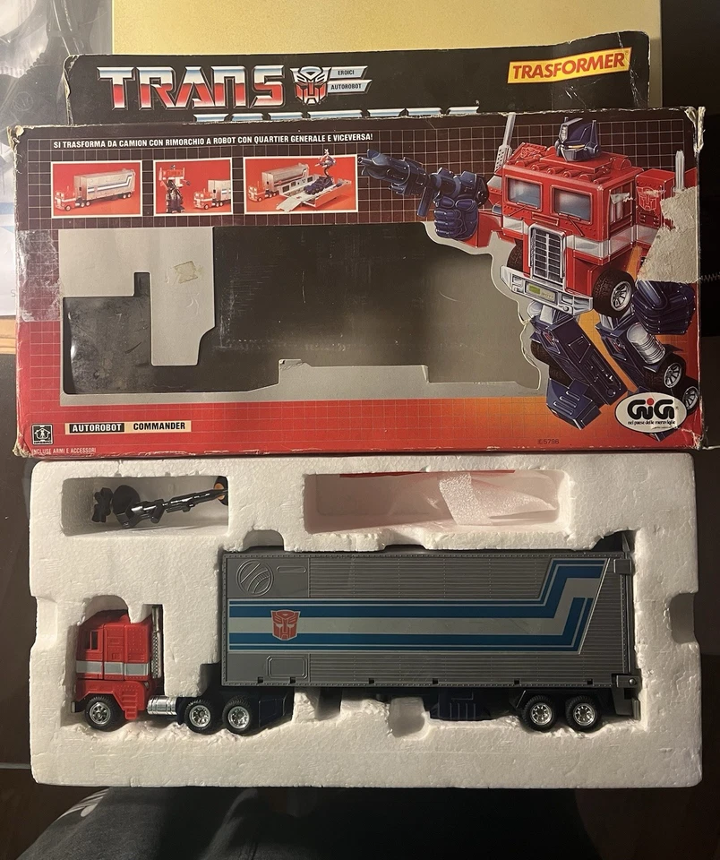 optimus prime g1 Transformers Gig Takara Hasbro Japan - Imagen 2 de 4