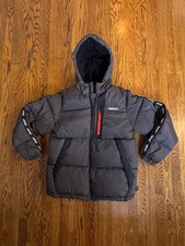 DKNY Boys Winter Puffer Jacket Heavyweight Quilted Insulated Size XL 18-20