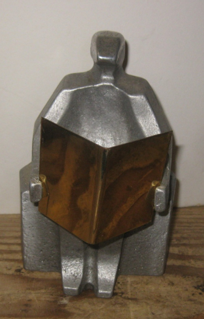 Original Belgium Artist Boud Ceysens Aluminum Sculpture "Het Belang Van Limburg"