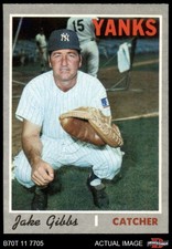 1970 Topps #594 Jake Gibbs Yankees 6 - EX/MT