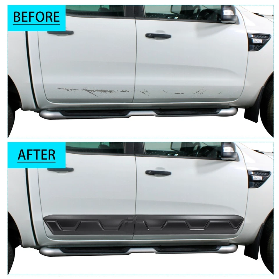 Protection de porte Moulure latérale pour Ford Ranger 2012-2022 Anti-rayures - Photo 4/4