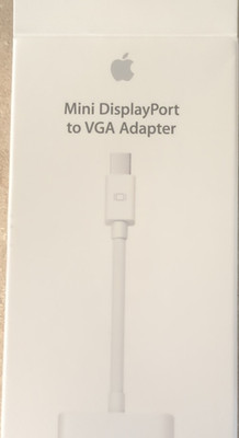 Apple Mini DisplayPort to VGA Adapter White