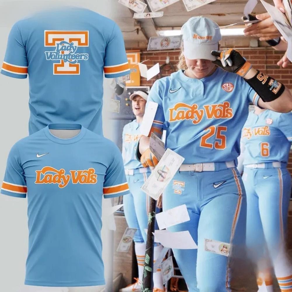 Tennessee Lady Vols Softball Summitt Blue Uniform 2026 T Shirt | eBay