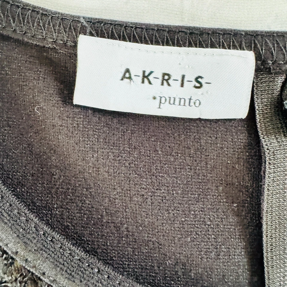 AKRIS PUNTO Black Nude FISHNET Layered Sleeveless Tank Top Sweater Jumper 8 - Image 4 of 4