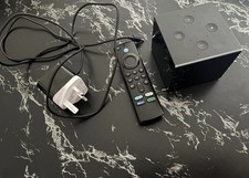AMAZON Fire TV Cube 4K Ultra HD Streaming Media Player with Amazon Alexa
