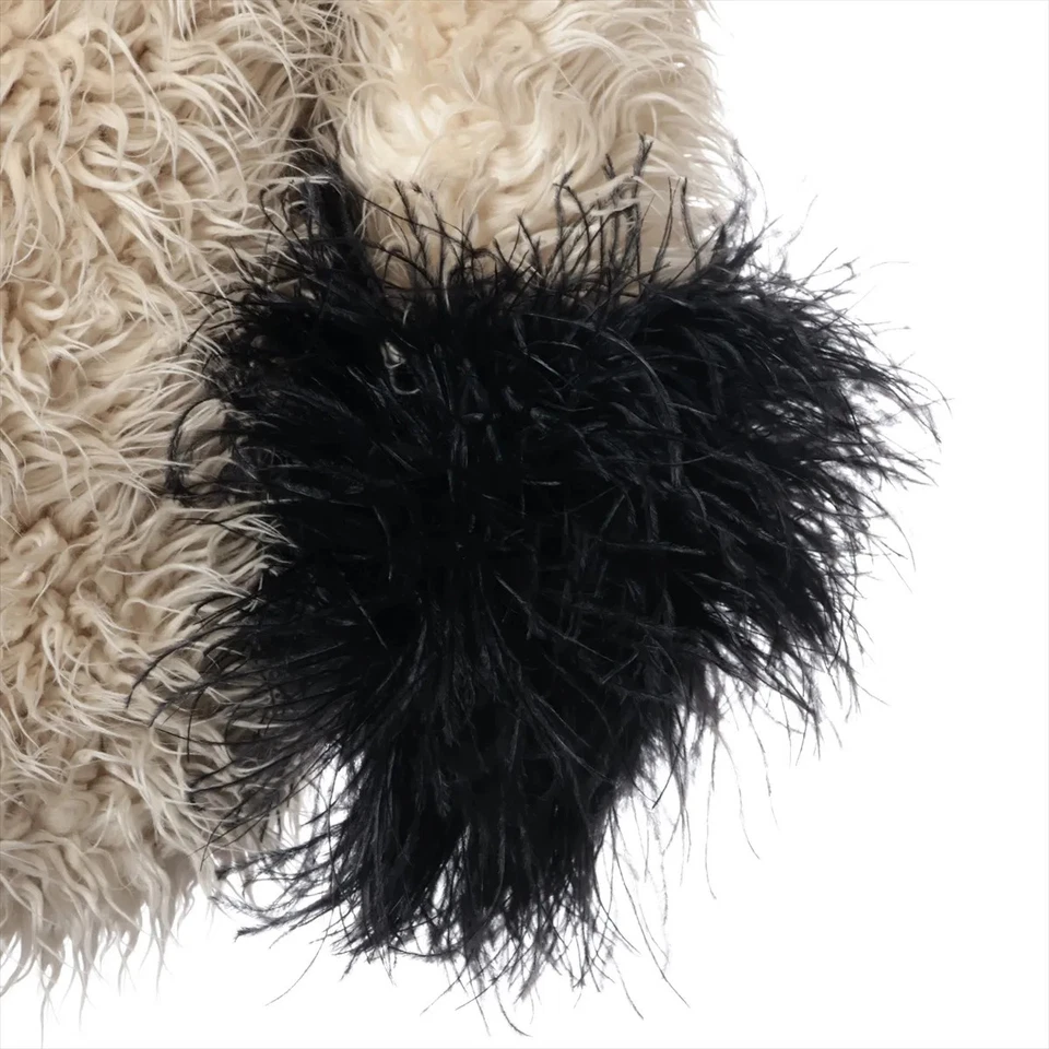 Gucci 22SS Acrylic x polyester coats 46 Men's White x black  673824 hanger with - Image 3 of 4