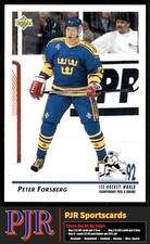 Peter Forsberg 1992-93 Upper Deck #375 Sweden