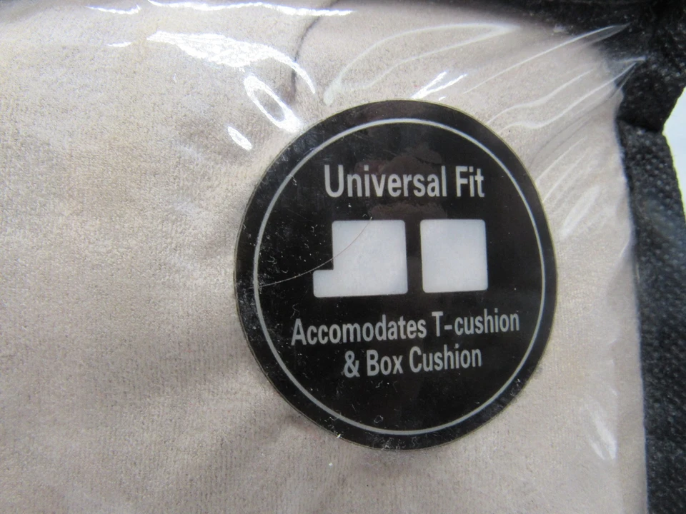 SureFit Designer Suede 2 Cushion Loveseat Slipcover Linen Stretch Universal Fit - Image 3 of 4