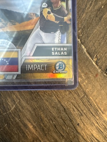 2024 Bowman Chrome - International Impact Jackson Chourio, Ethan Salas #II-4 - Picture 2 of 10