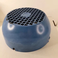 Blue Metal Fan Cover Unbranded Used Good Condition Usable Not Husqvarna Brand