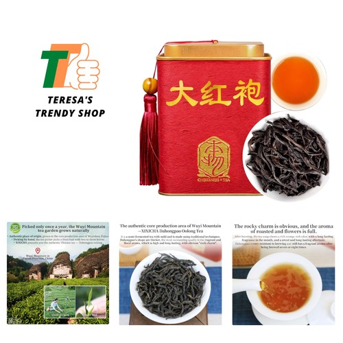 Dahongpao Oolong Tee 4,23oz 120g China Wuyi Mountain Big Red Robe Oolong Tee...