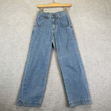 Vintage Lee Boys Jeans 90's Size 12 Regular Fit Riders Medium Wash