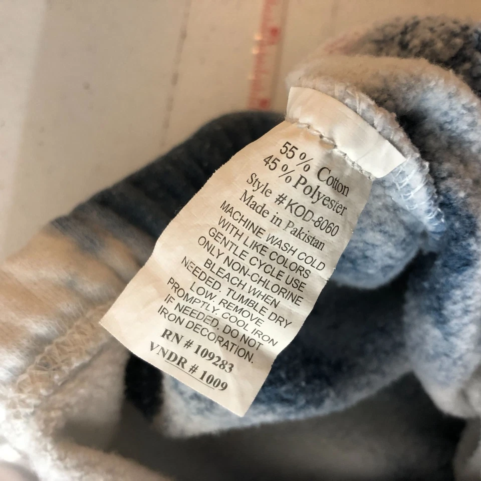 Pantalones deportivos vintage Havana Girls Tie Dye azul rosa blanco XL Foto 4 de 4