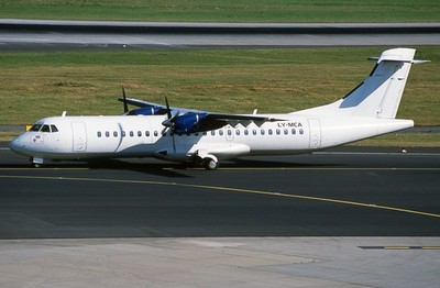 MO881  Aircraftslide/Dia Untitled (Danu Oro Transportas)  ATR-72-201  LY-MCA