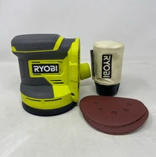 Ryobi ONE+ 18V 5 in. Random Orbit Sander PCL406B - Green/Gray, Tool Only w/ Dust