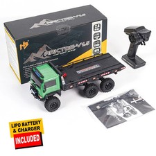 HobbyPlus 1/18 CR-18P ARKTOS 6X6-V1.5 RTR Green Body & Black Rear Bed Crawler