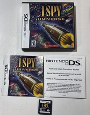 I SPY UNIVERSE NINTENDO DS GAME 3DS 2DS LITE DSI XL w/ Manual & Original Case