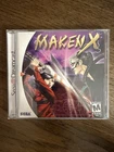 Maken X (Sega Dreamcast, 2000) Good Condition - Original Owner Never Played