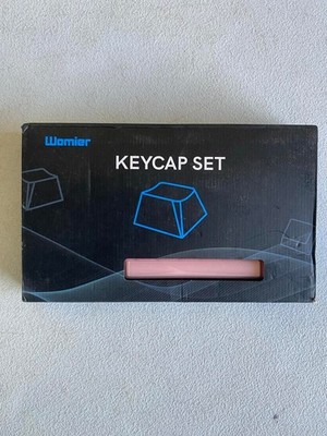 Jelly Keycaps-Crystal Cute Keycaps Pink 60 65 75 100 Percent, Side Printed Elega