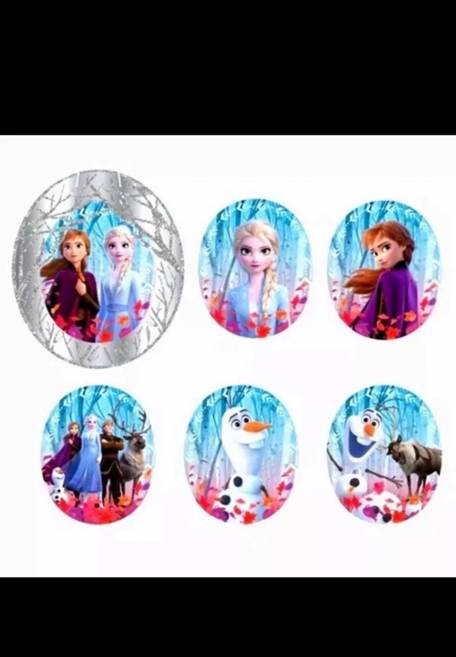 Frozen Birthday Party Decoration Frame and Cutout Photo Decorating Kit - Image 4 of 4