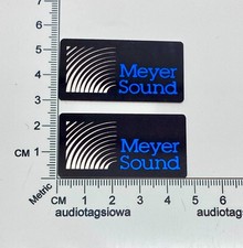 Meyer Altoparlante Suono PICCOLA Griglia Distintivi Coppia Personalizzati Alluminio UPM-1p, M1d