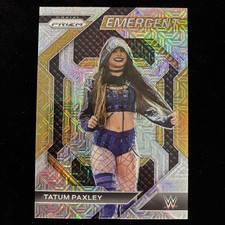 2024 Panini Prizm WWE - Emergent Tatum Paxley #11 Mojo Prizm /25 Short Print NXT