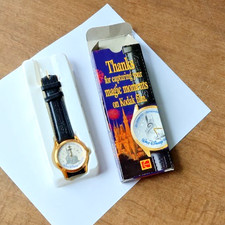 Vintage Walt Disney World Watch Wristwatch & Box Eastman Kodak 25th Anniversary