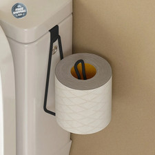 Over The Tank Toilet Paper Holder Stand Metal Toilet Tissue Roll Holder