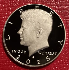2025 S Clad PROOF Kennedy Half Dollar Coin From US Proof Set Ready To Ship!